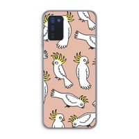 Papegaai: Samsung Galaxy A03s Transparant Hoesje