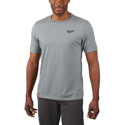 Milwaukee HT SS GR M T-shirt Hybrid short sleeve grey M - 4932492969