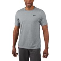 Milwaukee HT SS GR M T-shirt Hybrid short sleeve grey M - 4932492969