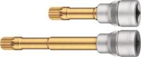 HAZET Dopsleutelbitset 2584-12/2 · 1/2 inch (12,5 mm) vierkant hol · Binnenveeltandprofiel XZN · 2-delig · SW M12