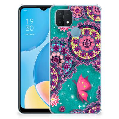 OPPO A15 | Hoesje maken | Cirkels en Vlinders