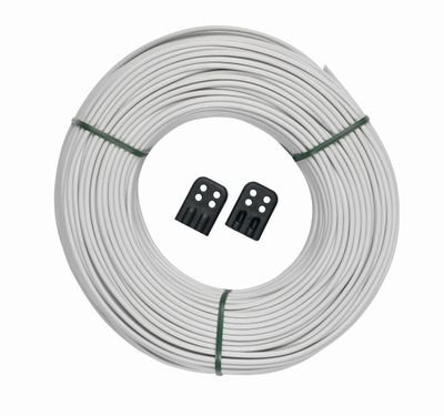 Brabantia drooglijn 65 meter met 16 draadverbinders whtie