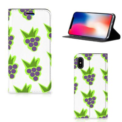 Apple iPhone X | Xs | Flip Style Cover | Druiven