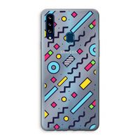 8-bit N°8: Samsung Galaxy A20s Transparant Hoesje