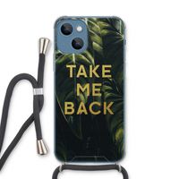 Take me back: iPhone 13 Transparant Hoesje met koord