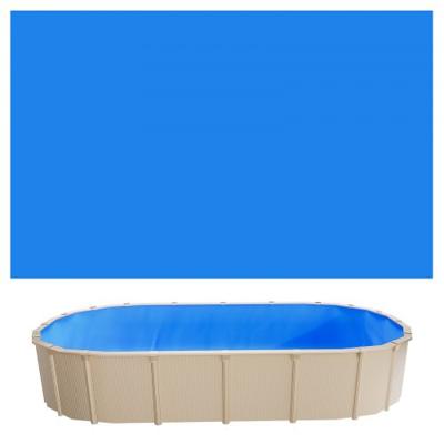VEVOR zwembadfolie 3,75 x 6,1 m, zwembadfolie voor een wandhoogte van 120 cm, vervangingsfolie gemaakt van PVC, binnenfolie 0,4 mm dik, UniBead zwembadfolie, vervangingsfolie, geschikt voor bovengrondse zwembaden, blauw