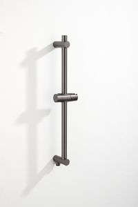 Saniclear Plus douche glijstang met wateraansluiting 60cm verouderd ijzer - gunmetal