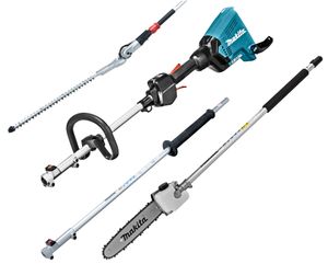 Makita DUX60ZX10 | 2x18 V Combisysteem + Heggenschaar-, Kettingzaag- en Verlengsteel opzetstuk | Zonder accu&apos;s & Lader - DUX60ZX10