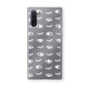 Eye pattern #3: Samsung Galaxy Note 10 Transparant Hoesje