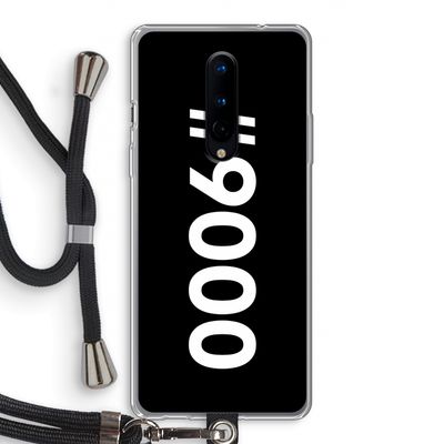 #9000: OnePlus 8 Transparant Hoesje met koord