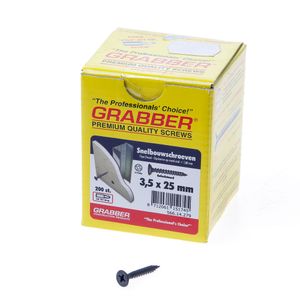 Grabber snelbouwschroef 3.5x 25 fijn