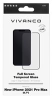 Vivanco 2.5D Screenprotector (glas) iPhone 13 Pro Max 1 stuk(s) 2.5DGLASVVIPH2021PM - thumbnail