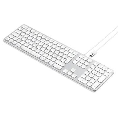 Satechi bekabeld toetsenbord (AZERTY) - Silver