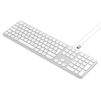 Satechi bekabeld toetsenbord (AZERTY) - Silver