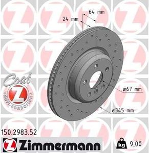 Remschijf SPORT REMSCHIJF COAT Z 150298352