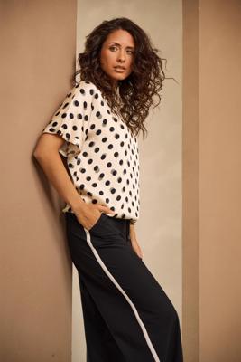 Helena Hart Top Row Print 7764 Tops En Singlets Ecru