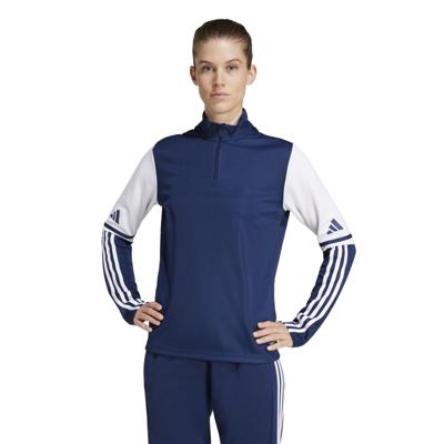 adidas Squadra 25 Trainingstrui 1/4-Zip Dames Donkerblauw Wit