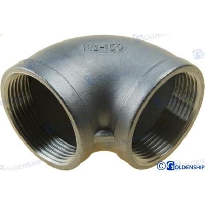 Codo hembra/hembra acero inoxidable GS30545 - CODO 90º H-H INOX 1-1/2