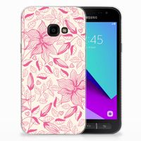 Samsung Galaxy Xcover 4 | Xcover 4s TPU Case Pink Flowers