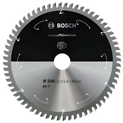 BOSCH PROFESSIONAL Carbide cirkelzaagblad 216 x 30 x 2,2 mm (64 tanden) - Aluminium