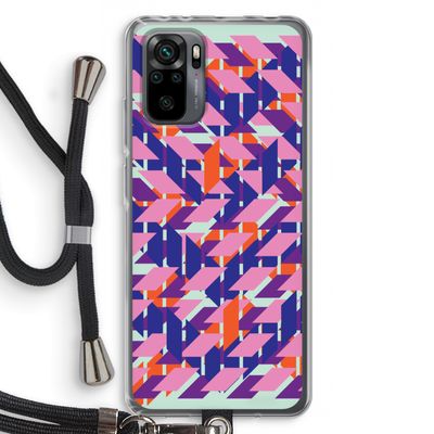 Skew Blush 3: Xiaomi Redmi Note 10 Pro Transparant Hoesje met koord