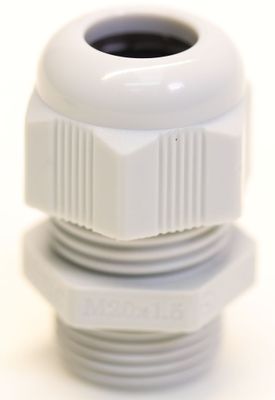 Wartel M20 x 1,5 lange tap 15mm Ø 10-14mm polyamide IP68 Ortac