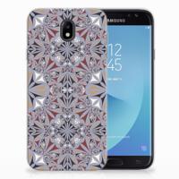 Samsung Galaxy J7 2017 | J7 Pro | TPU | Siliconen hoesje | Flower Tiles