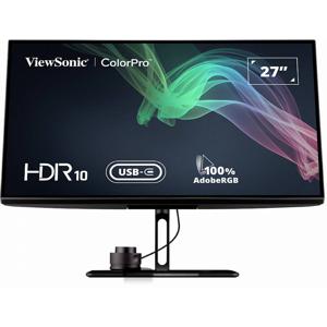 Viewsonic VP2786-4K LED-monitor Energielabel F (A - G) 68.6 cm (27 inch) 3840 x 2160 Pixel 16:9 5 ms USB-B, USB-A, USB-C, HDMI, DisplayPort, Hoofdtelefoon (3.5