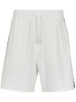 Armani Exchange short de sport à bandes logo - Blanc