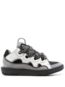 Lanvin baskets Curb en cuir - Gris