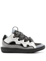 Lanvin baskets Curb en cuir - Gris - thumbnail