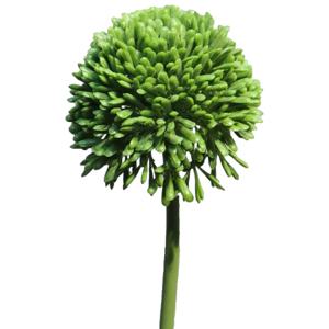 Allium/Sierui Globemaster kunstbloem - losse steel - groen - 44 cm - Natuurlijke uitstraling