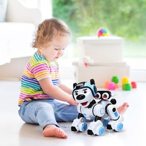 Robotachtige Hond met Afstandsbediening Interactief Hondje Speelgoed voor Kinderen Educatief Hond-Huisdier met Afstandsbediening