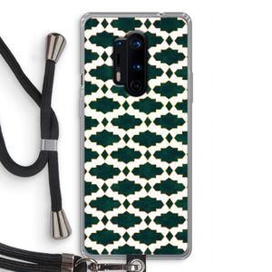 Moroccan tiles: OnePlus 8 Pro Transparant Hoesje met koord