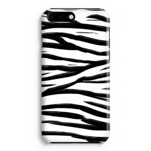 Zebra pattern: iPhone 8 Plus Volledig Geprint Hoesje