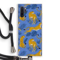 Luipaard: Samsung Galaxy Note 10 Plus Transparant Hoesje met koord Luipaard: Samsung Galaxy Note 10 Plus Transparant Hoesje met koord