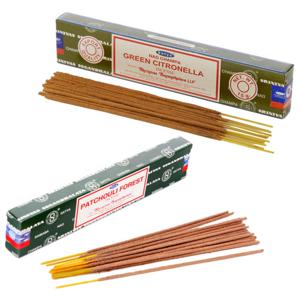 Wierook cadeaus set - 2x geurstokjes - Citronella en Patchouli Forrest geur - Meditatie