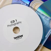Brother DK-11207 labelprinter-tape Zwart op wit - thumbnail