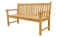 Teak houten tuinbank Bison - 150 cm. Teak houten tuinbank Bison - 150 cm.