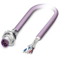 Phoenix Contact 1437588 Sensor/actuator inbouwconnector M12 Aantal polen (sensoren): 5 Stekker, inbouw 2.00 m 1 stuk(s)