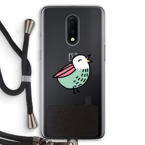 Birdy: OnePlus 7 Transparant Hoesje met koord