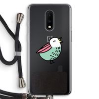 Birdy: OnePlus 7 Transparant Hoesje met koord