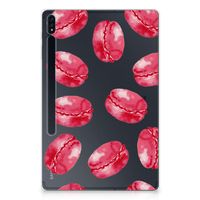 Samsung Galaxy Tab S7 Plus | S8 Plus Tablet Cover Pink Macarons - thumbnail
