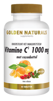 Golden Naturals Vitamine C 1000 mg met rozenbottel