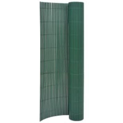 VidaXL Tuinafscheiding dubbelzijdig 90x400 cm groen