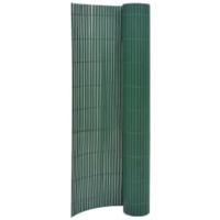 VidaXL Tuinafscheiding dubbelzijdig 90x400 cm groen