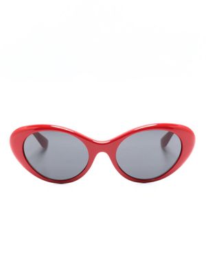 Versace Eyewear lunettes de soleil à monture papillon - Rouge