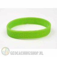 Armband - Geocaching, this is our world - groen