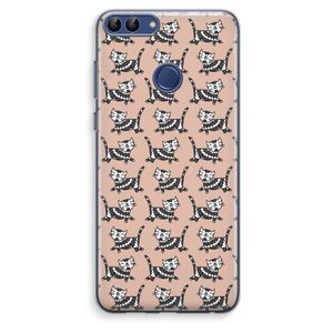 Zwarte poes: Huawei P Smart (2018) Transparant Hoesje