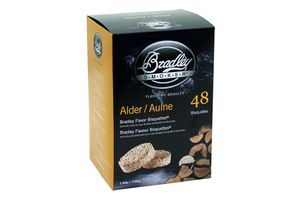 Bradley Smoker | Bisquettes Alder/Elzen | 48 Stuks